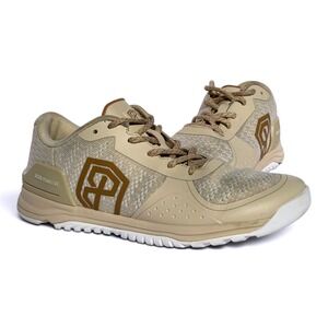 Born Primitive Womens Savage 1 Training Shoes Size 11 Tan Sand Knit Gym Sneakers
